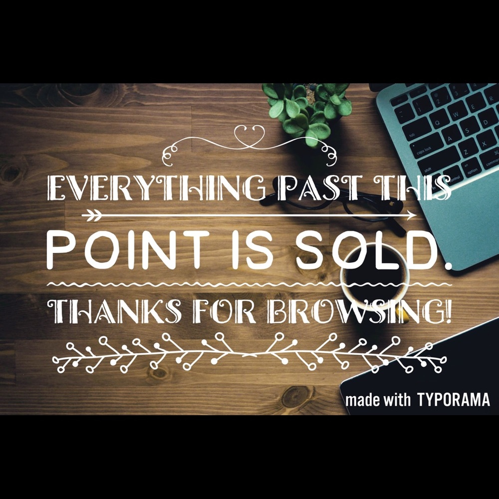 SOLD 🙅🏻‍♀️